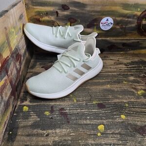 Adidas‎ Cloudfoam Pure SPW Women's Running Shoe (Size 8.5) Linen Green JI4875